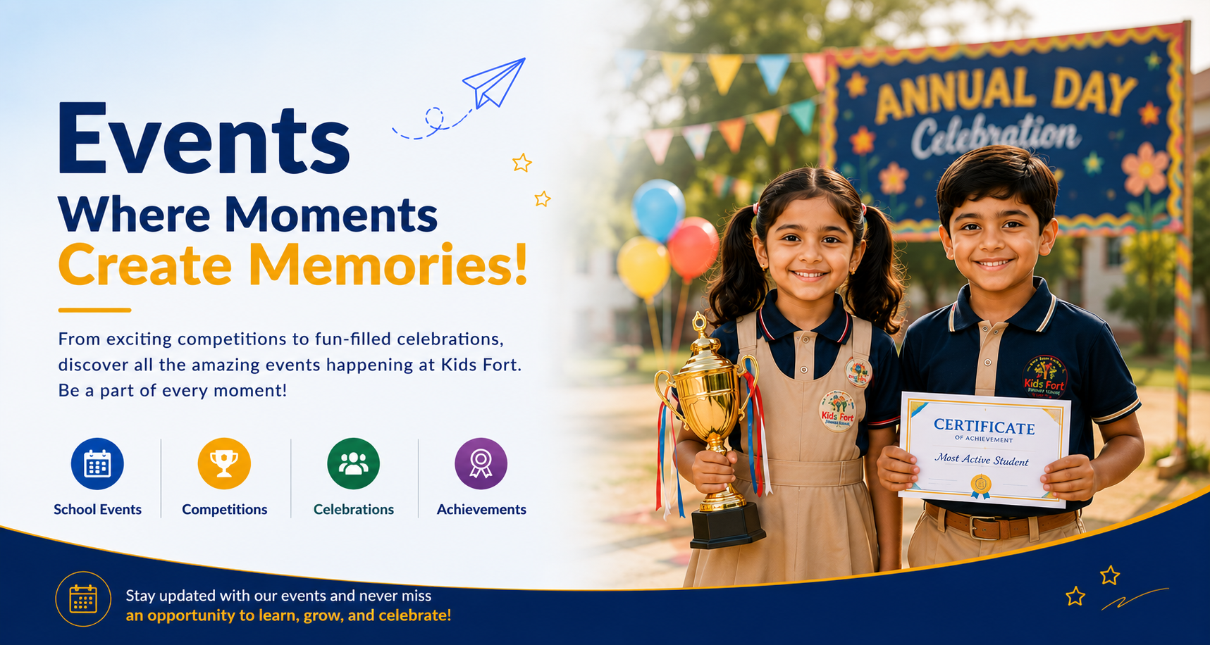 Events at Kidsfort Primary School — Where Moments Create Memories